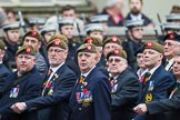 Remembrance Sunday at the Cenotaph 2015: Group A27, The King's Own Royal Border Regiment.
Cenotaph, Whitehall, London SW1,
London,
Greater London,
United Kingdom,
on 08 November 2015 at 12:13, image #1365