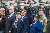 Remembrance Sunday at the Cenotaph 2015: Group A27, The King's Own Royal Border Regiment.
Cenotaph, Whitehall, London SW1,
London,
Greater London,
United Kingdom,
on 08 November 2015 at 12:13, image #1373