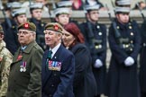 Remembrance Sunday at the Cenotaph 2015: Group A27, The King's Own Royal Border Regiment.
Cenotaph, Whitehall, London SW1,
London,
Greater London,
United Kingdom,
on 08 November 2015 at 12:13, image #1376