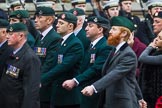Remembrance Sunday at the Cenotaph 2015: Group A29, Rifles Regimental Association.
Cenotaph, Whitehall, London SW1,
London,
Greater London,
United Kingdom,
on 08 November 2015 at 12:13, image #1389