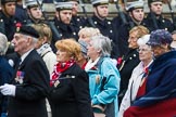 Remembrance Sunday at the Cenotaph 2015: Group M5, Evacuees Reunion Association.
Cenotaph, Whitehall, London SW1,
London,
Greater London,
United Kingdom,
on 08 November 2015 at 12:15, image #1447
