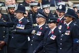 Remembrance Sunday at the Cenotaph 2015: Group M12, Metropolitan Special Constabulary.
Cenotaph, Whitehall, London SW1,
London,
Greater London,
United Kingdom,
on 08 November 2015 at 12:15, image #1477