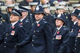 Remembrance Sunday at the Cenotaph 2015: Group M12, Metropolitan Special Constabulary.
Cenotaph, Whitehall, London SW1,
London,
Greater London,
United Kingdom,
on 08 November 2015 at 12:15, image #1481