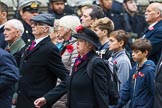 Remembrance Sunday at the Cenotaph 2015: Group M23, Civilians Representing Families.
Cenotaph, Whitehall, London SW1,
London,
Greater London,
United Kingdom,
on 08 November 2015 at 12:17, image #1560