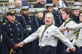 Remembrance Sunday at the Cenotaph 2015: Group M50, Scout Association.
Cenotaph, Whitehall, London SW1,
London,
Greater London,
United Kingdom,
on 08 November 2015 at 12:20, image #1719