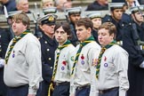 Remembrance Sunday at the Cenotaph 2015: Group M50, Scout Association.
Cenotaph, Whitehall, London SW1,
London,
Greater London,
United Kingdom,
on 08 November 2015 at 12:21, image #1728