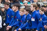 Remembrance Sunday at the Cenotaph 2015: Group M52, Boys Brigade.
Cenotaph, Whitehall, London SW1,
London,
Greater London,
United Kingdom,
on 08 November 2015 at 12:21, image #1736
