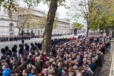 Remembrance Sunday at the Cenotaph 2015: The crowds on Whitehall after the end of the March Past.
Cenotaph, Whitehall, London SW1,
London,
Greater London,
United Kingdom,
on 08 November 2015 at 12:22, image #1769