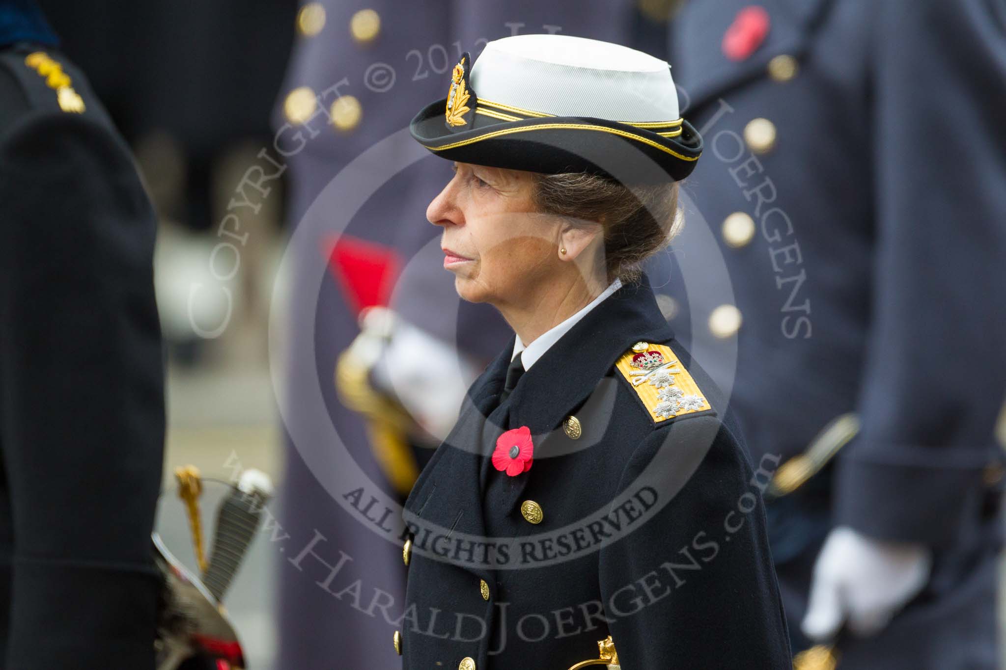 Remembrance Sunday at the Cenotaph 2015: HRH The PrIncess Royal. Image #263, 08 November 2015 11:12 Whitehall, London, UK