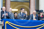 Remembrance Sunday at the Cenotaph 2015: Guests on one of the balconies of the Foreign- and Commonwealth Office Building. Image #36, 08 November 2015 10:19 Whitehall, London, UK