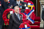 Remembrance Sunday at the Cenotaph 2015: Leading members of the Royal British Legion leaving the Foreign- and Commonwealth Office. Image #65, 08 November 2015 10:40 Whitehall, London, UK