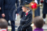 Remembrance Sunday at the Cenotaph 2015: HM The Queen during the service at the Cenotaph. Image #298, 08 November 2015 11:17 Whitehall, London, UK