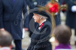 Remembrance Sunday at the Cenotaph 2015: HM The Queen during the service at the Cenotaph. Image #302, 08 November 2015 11:17 Whitehall, London, UK
