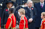 Remembrance Sunday at the Cenotaph 2015: The choir on the way back to the Foreign- and Commonwealth Office. Image #322, 08 November 2015 11:21 Whitehall, London, UK