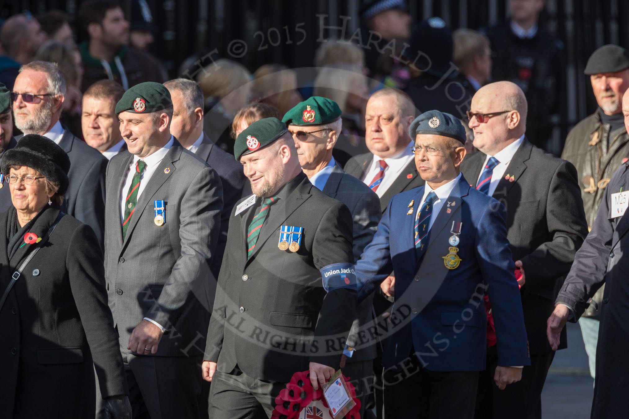 March Past, Remembrance Sunday at the Cenotaph 2016: M24 Union Jack Club.
Cenotaph, Whitehall, London SW1,
London,
Greater London,
United Kingdom,
on 13 November 2016 at 13:16, image #2703