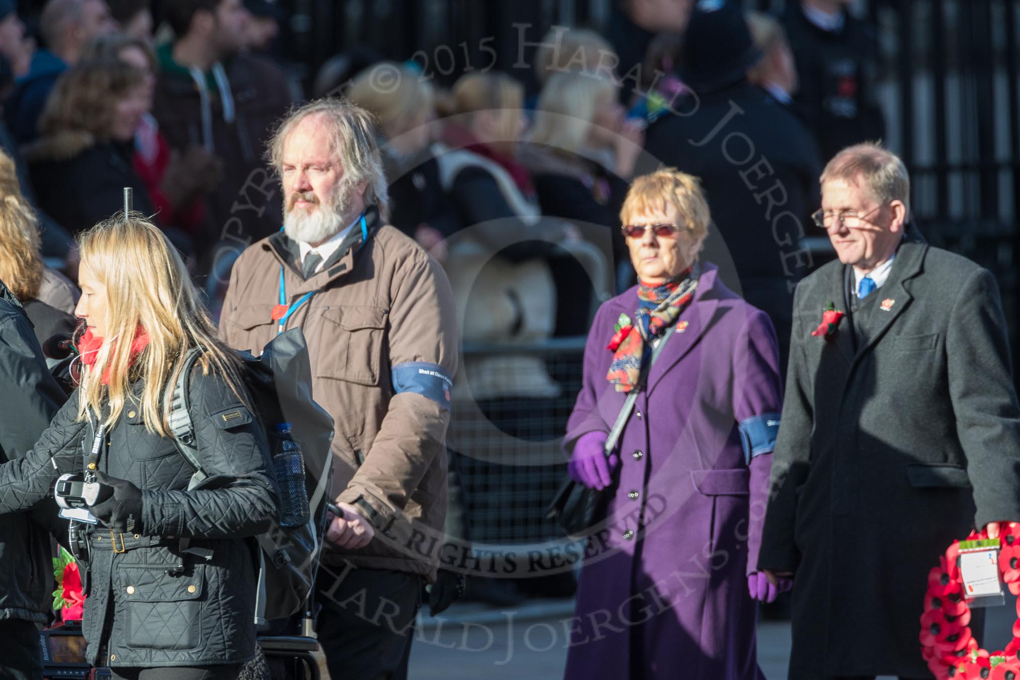 March Past, Remembrance Sunday at the Cenotaph 2016: M26 Shot at Dawn Pardons Campaign.
Cenotaph, Whitehall, London SW1,
London,
Greater London,
United Kingdom,
on 13 November 2016 at 13:16, image #2710