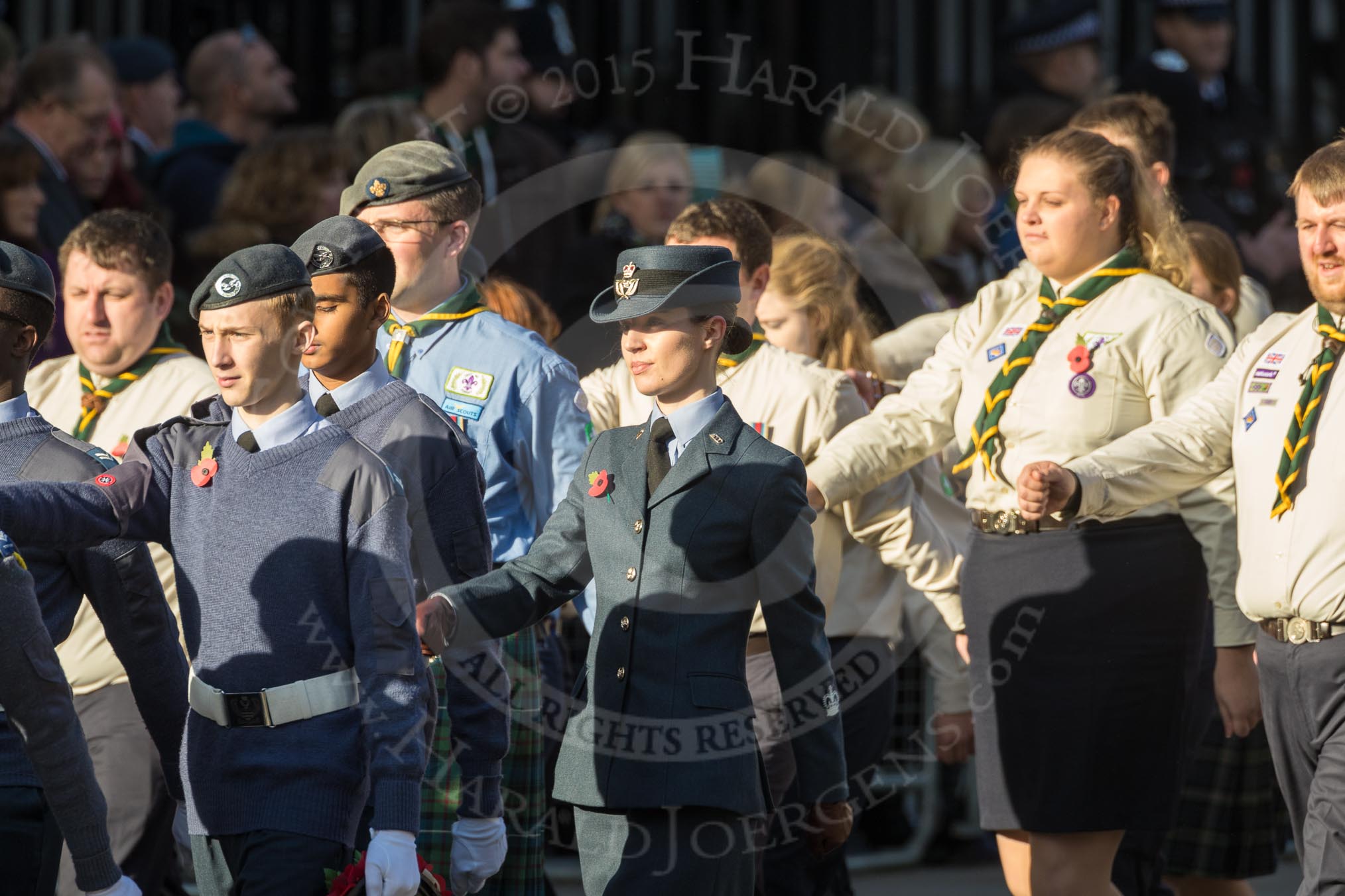 March Past, Remembrance Sunday at the Cenotaph 2016: M33 Scout Association.
Cenotaph, Whitehall, London SW1,
London,
Greater London,
United Kingdom,
on 13 November 2016 at 13:18, image #2840