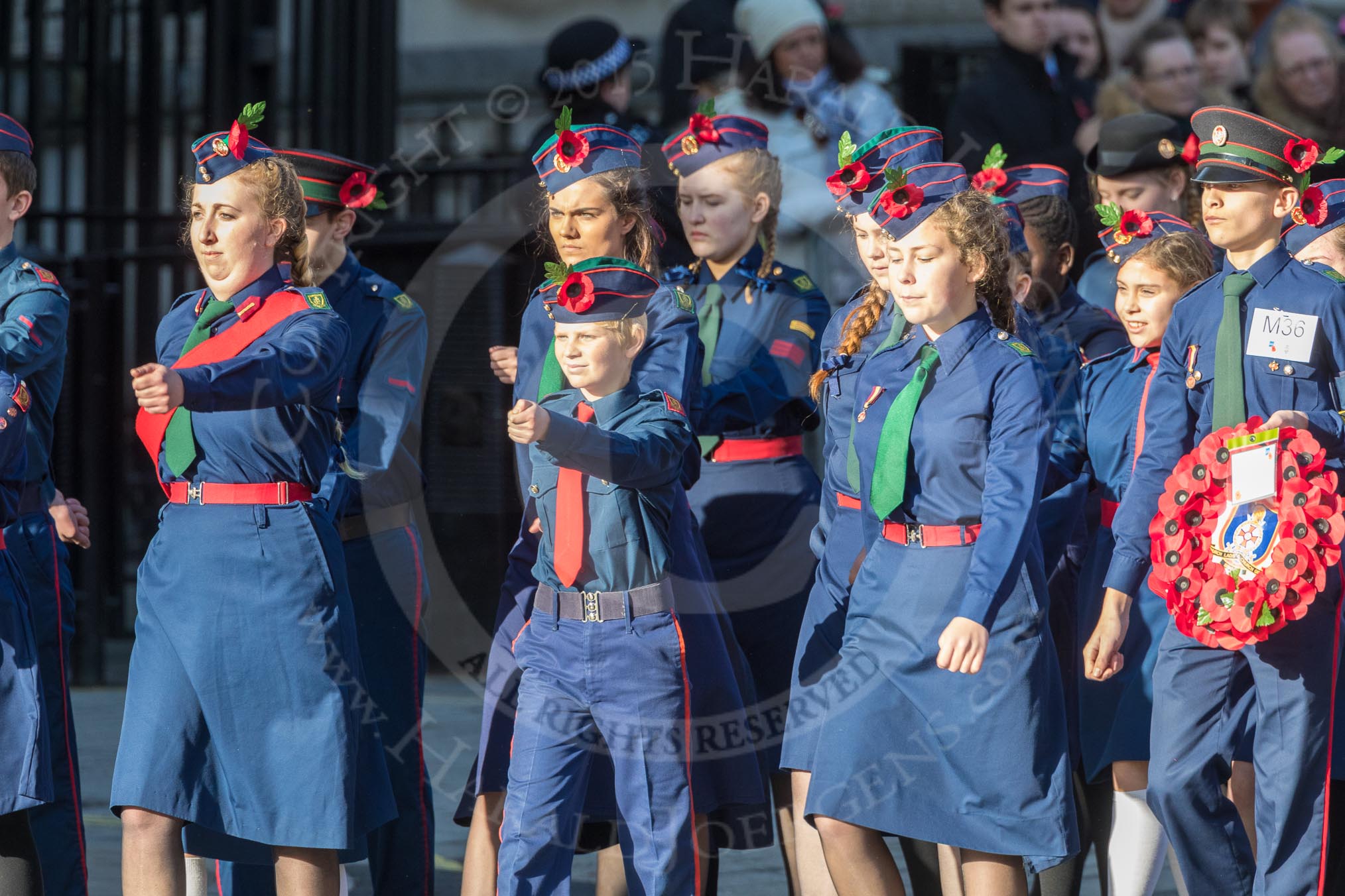 March Past, Remembrance Sunday at the Cenotaph 2016: M36 Church Lads & Church Girls Brigade.
Cenotaph, Whitehall, London SW1,
London,
Greater London,
United Kingdom,
on 13 November 2016 at 13:18, image #2882