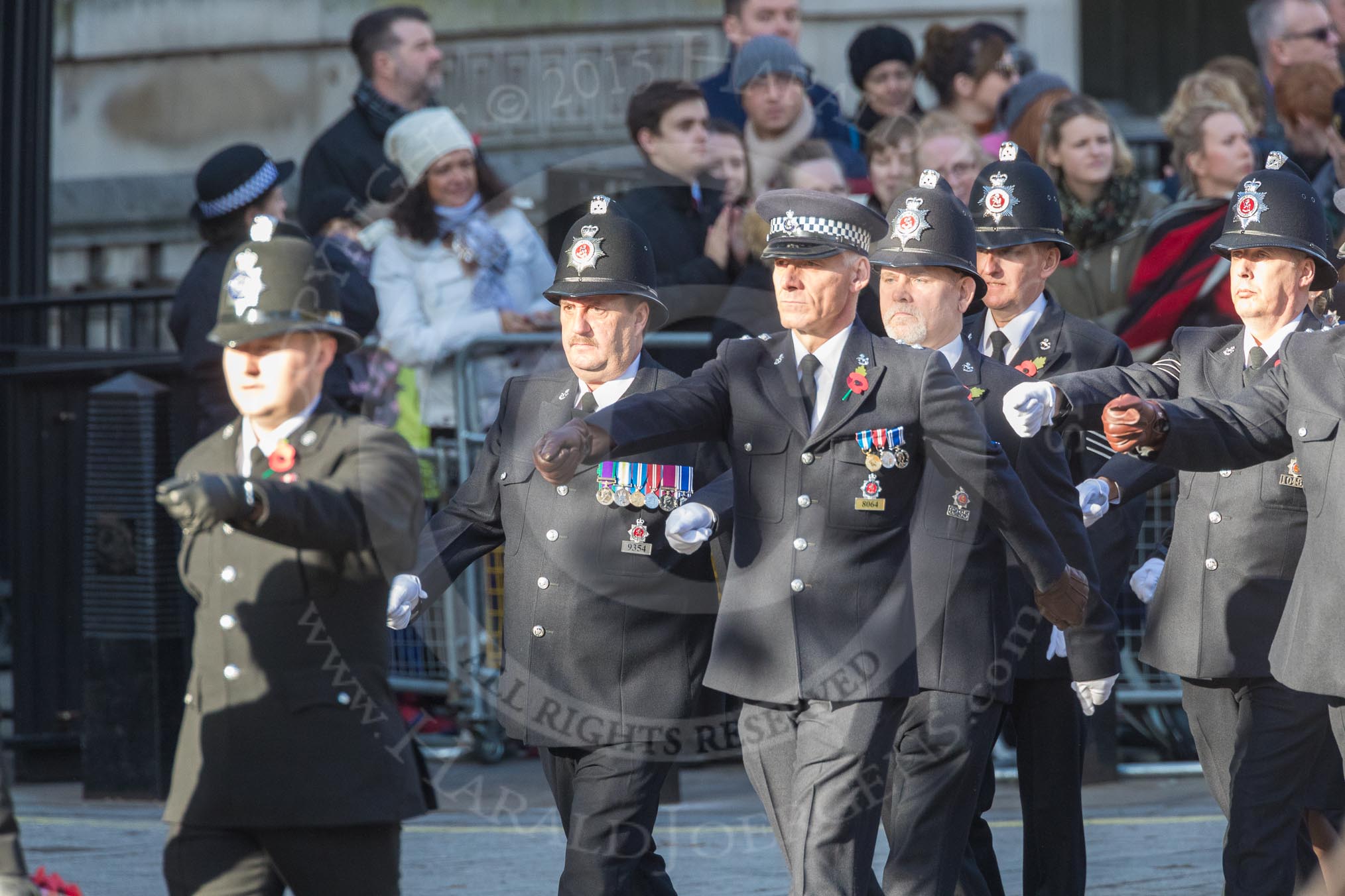 March Past, Remembrance Sunday at the Cenotaph 2016: M39 Kent Police.
Cenotaph, Whitehall, London SW1,
London,
Greater London,
United Kingdom,
on 13 November 2016 at 13:19, image #2923