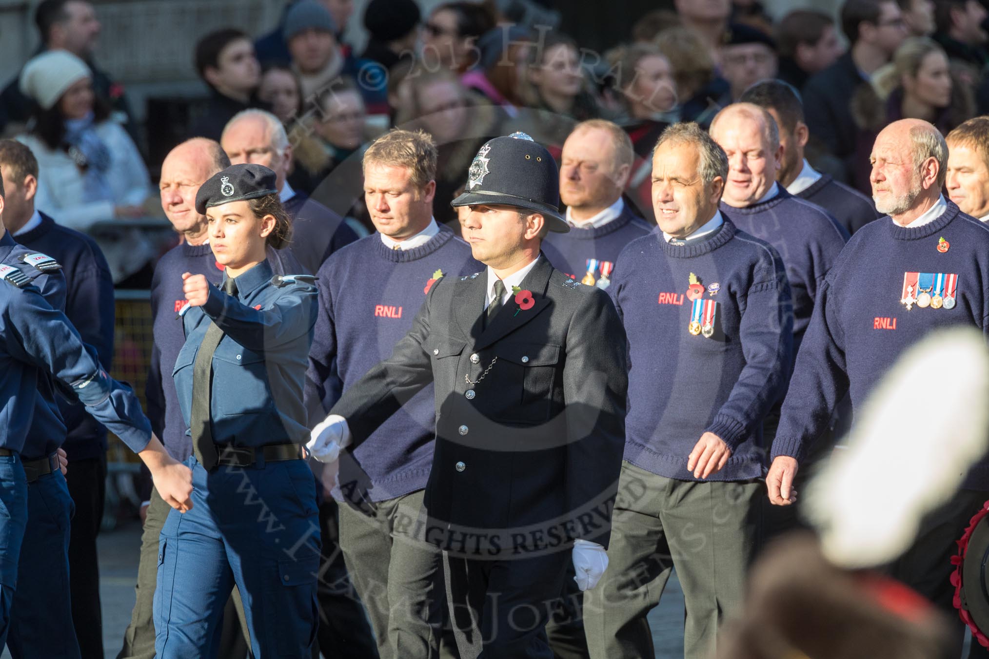 March Past, Remembrance Sunday at the Cenotaph 2016: M41 Royal National Lifeboat Institution.
Cenotaph, Whitehall, London SW1,
London,
Greater London,
United Kingdom,
on 13 November 2016 at 13:19, image #2948