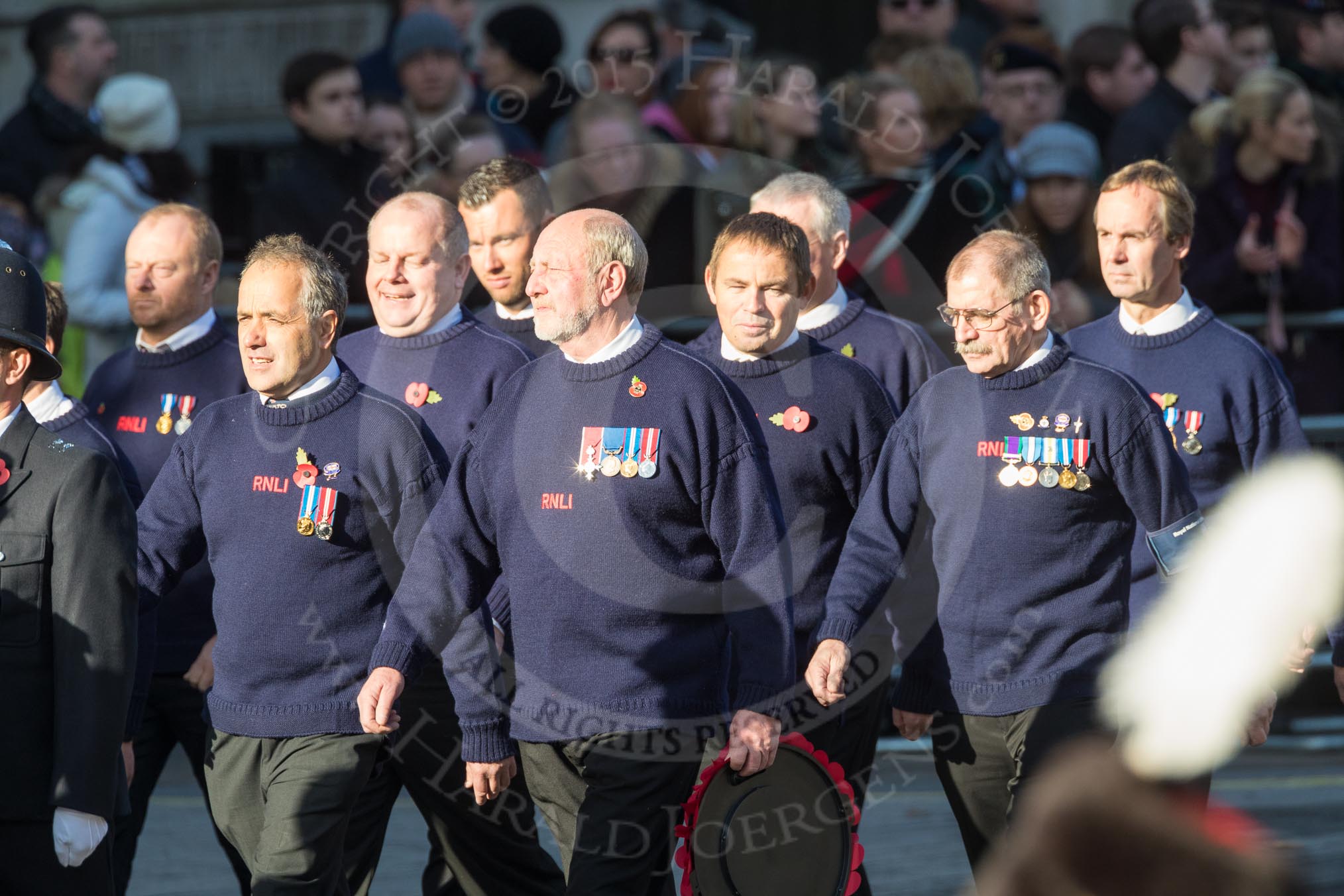 March Past, Remembrance Sunday at the Cenotaph 2016: M41 Royal National Lifeboat Institution.
Cenotaph, Whitehall, London SW1,
London,
Greater London,
United Kingdom,
on 13 November 2016 at 13:19, image #2953