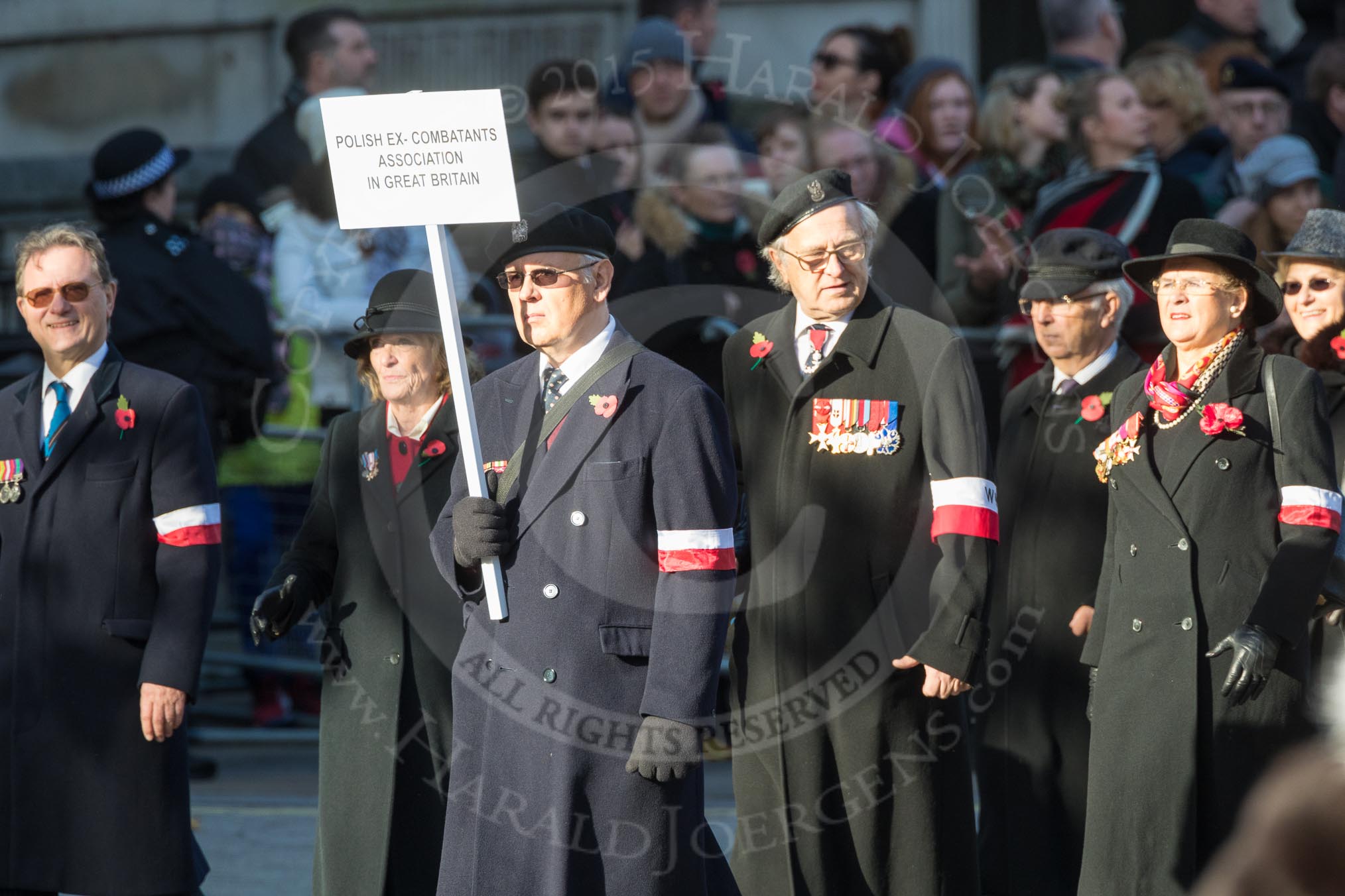 March Past, Remembrance Sunday at the Cenotaph 2016: M42 SPPW - Friends of Polish Veterans Association.
Cenotaph, Whitehall, London SW1,
London,
Greater London,
United Kingdom,
on 13 November 2016 at 13:19, image #2964