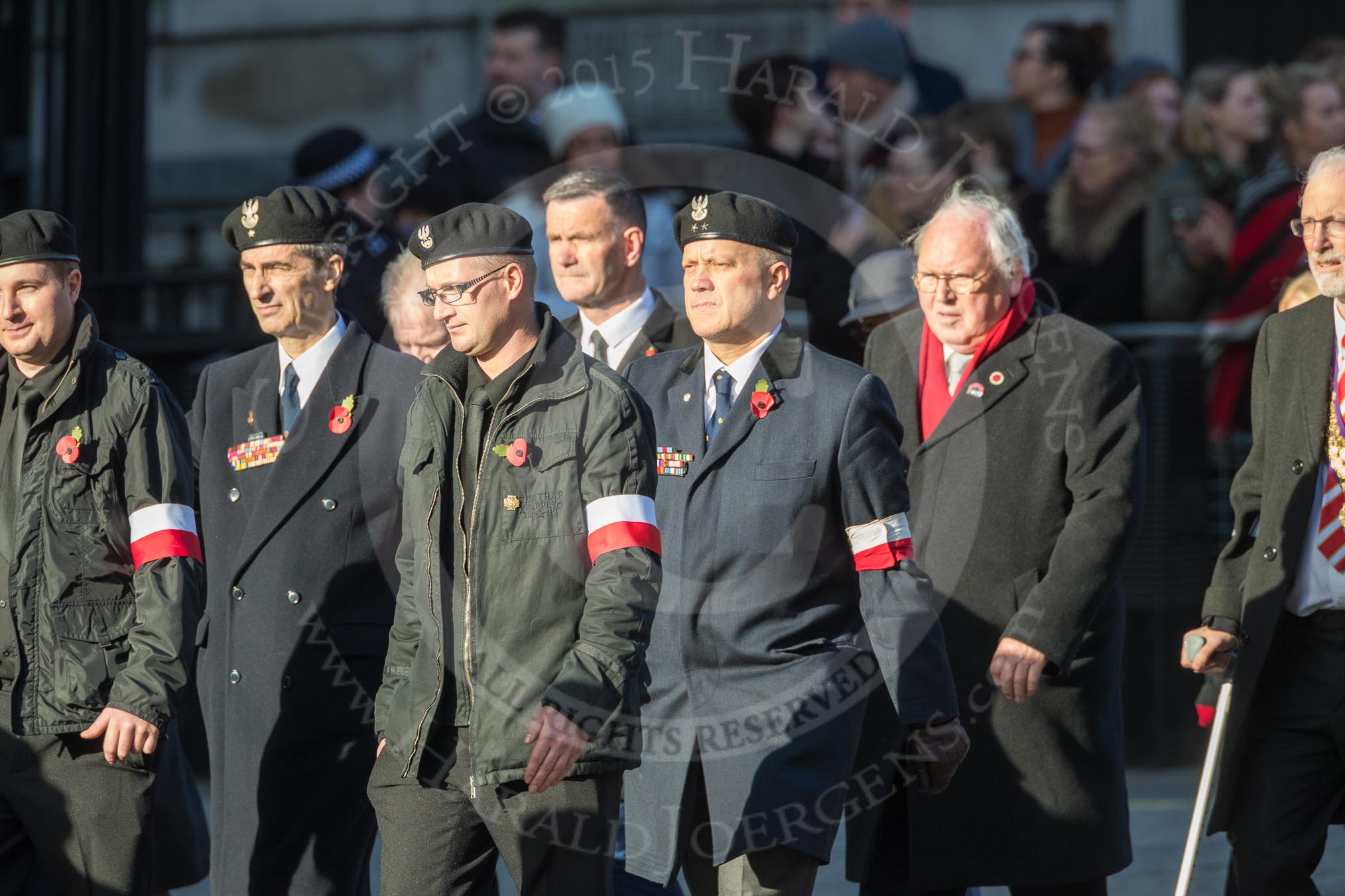 March Past, Remembrance Sunday at the Cenotaph 2016: M42 SPPW - Friends of Polish Veterans Association.
Cenotaph, Whitehall, London SW1,
London,
Greater London,
United Kingdom,
on 13 November 2016 at 13:19, image #2982