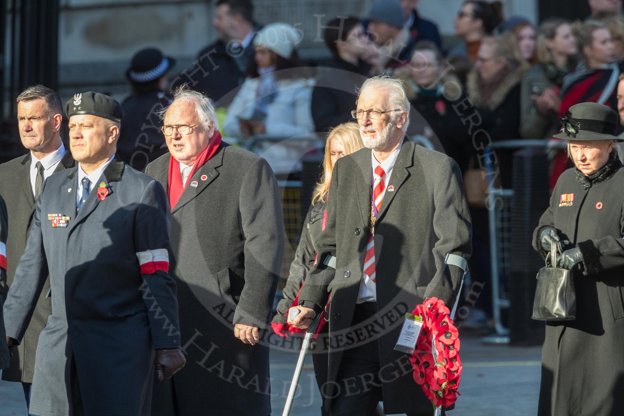 March Past, Remembrance Sunday at the Cenotaph 2016: M42 SPPW - Friends of Polish Veterans Association.
Cenotaph, Whitehall, London SW1,
London,
Greater London,
United Kingdom,
on 13 November 2016 at 13:19, image #2986
