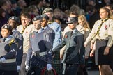 March Past, Remembrance Sunday at the Cenotaph 2016: M33 Scout Association.
Cenotaph, Whitehall, London SW1,
London,
Greater London,
United Kingdom,
on 13 November 2016 at 13:18, image #2839