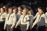 March Past, Remembrance Sunday at the Cenotaph 2016: M33 Scout Association.
Cenotaph, Whitehall, London SW1,
London,
Greater London,
United Kingdom,
on 13 November 2016 at 13:18, image #2845