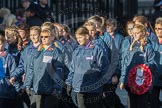 March Past, Remembrance Sunday at the Cenotaph 2016: M35 Girls Brigade England & Wales.
Cenotaph, Whitehall, London SW1,
London,
Greater London,
United Kingdom,
on 13 November 2016 at 13:18, image #2868