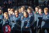 March Past, Remembrance Sunday at the Cenotaph 2016: M35 Girls Brigade England & Wales.
Cenotaph, Whitehall, London SW1,
London,
Greater London,
United Kingdom,
on 13 November 2016 at 13:18, image #2871