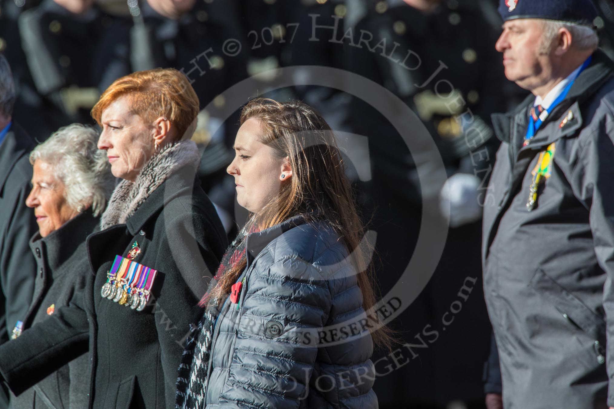 Burma Star Association (Group F30, 29 members) during the Royal British Legion March Past on Remembrance Sunday at the Cenotaph, Whitehall, Westminster, London, 11 November 2018, 11:54.