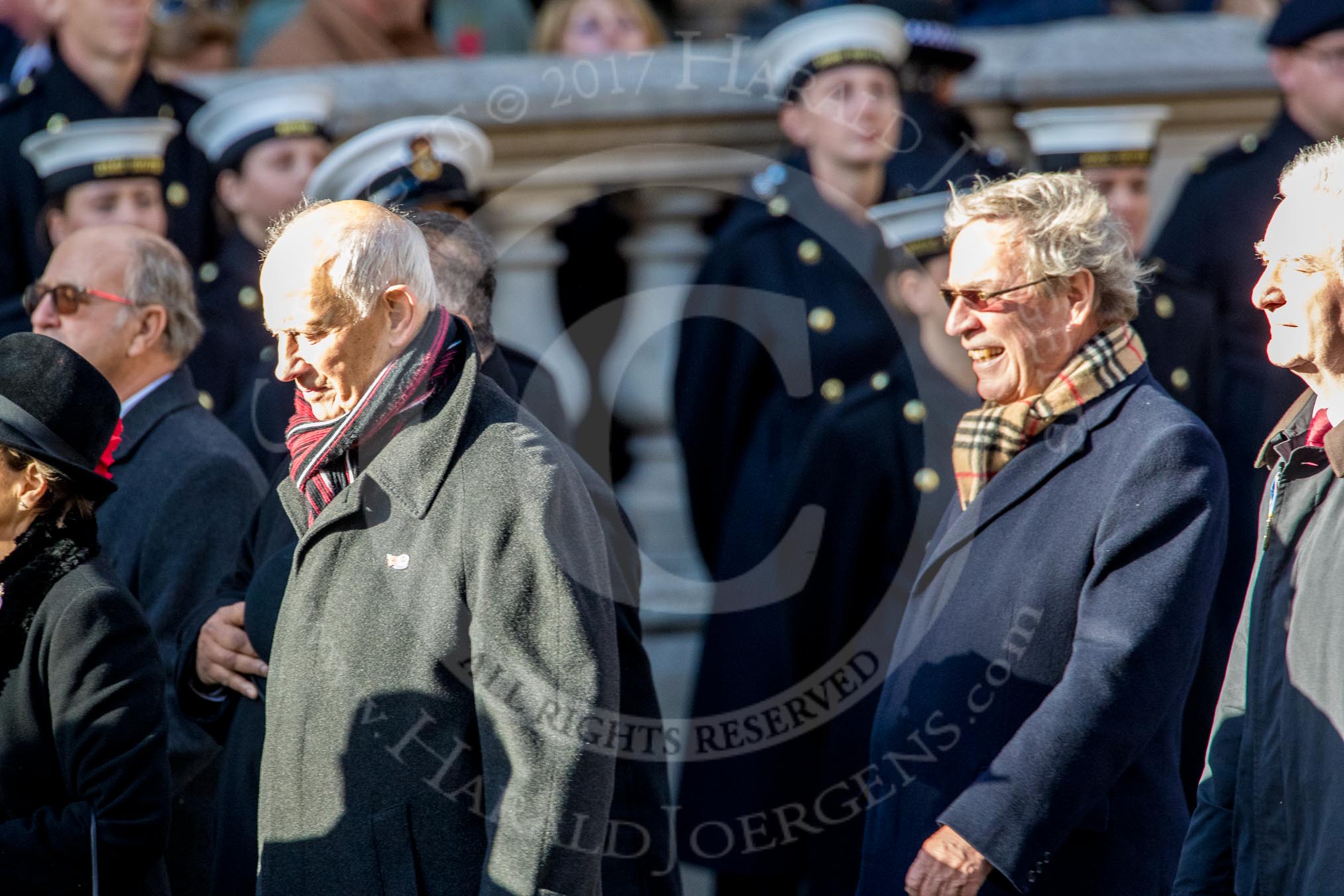 Rotary International (Group M32, 24 members) during the Royal British Legion March Past on Remembrance Sunday at the Cenotaph, Whitehall, Westminster, London, 11 November 2018, 12:28.