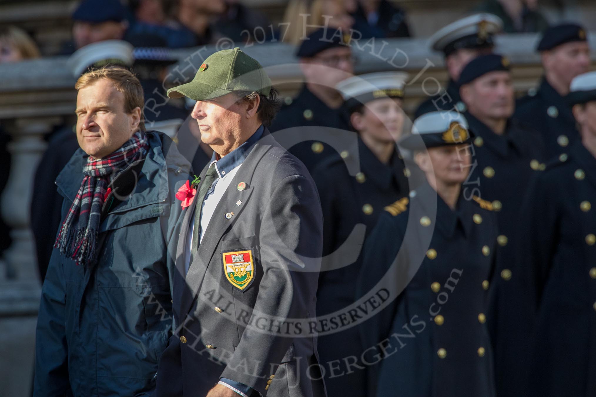 Army Cadet Force Association (Group M35, 2 members)  during the Royal British Legion March Past on Remembrance Sunday at the Cenotaph, Whitehall, Westminster, London, 11 November 2018, 12:28.
