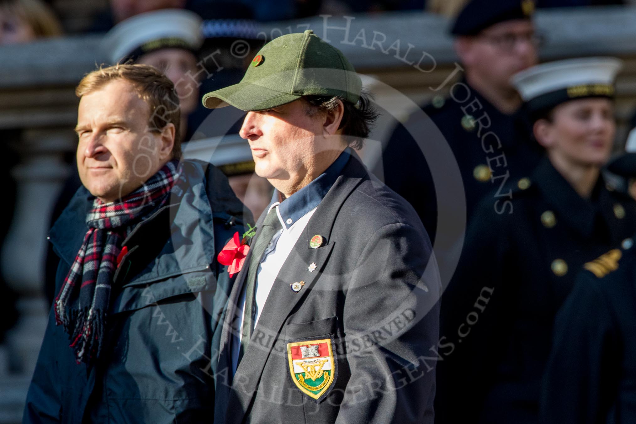 Army Cadet Force Association (Group M35, 2 members) during the Royal British Legion March Past on Remembrance Sunday at the Cenotaph, Whitehall, Westminster, London, 11 November 2018, 12:29.
