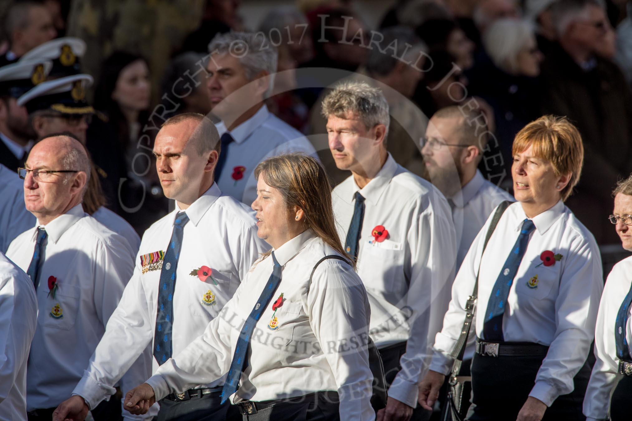 The Boys' Brigade (Group M39, 79 members) during the Royal British Legion March Past on Remembrance Sunday at the Cenotaph, Whitehall, Westminster, London, 11 November 2018, 12:30.