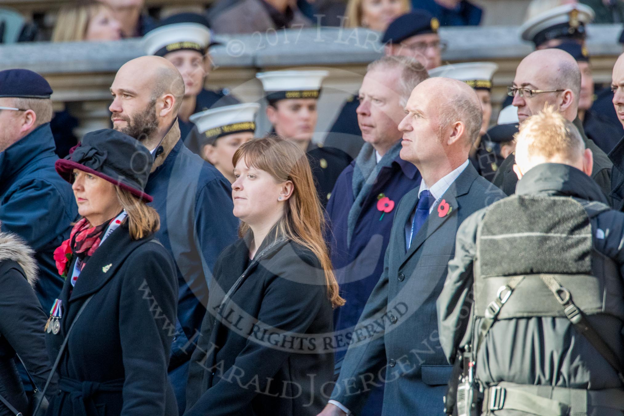 during the Royal British Legion March Past on Remembrance Sunday at the Cenotaph, Whitehall, Westminster, London, 11 November 2018, 12:31.