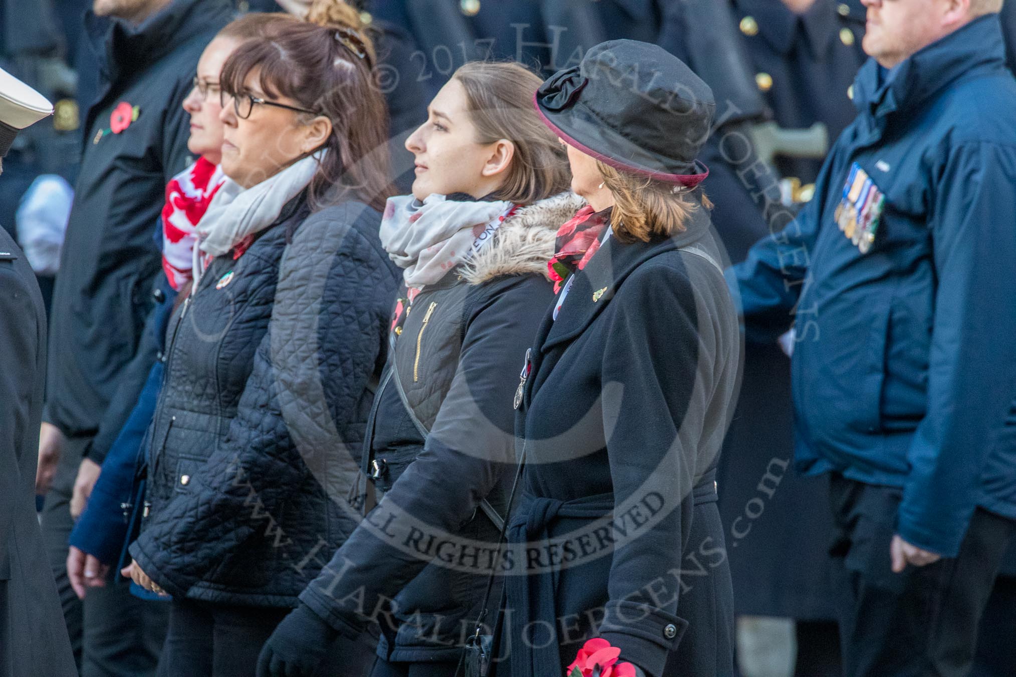during the Royal British Legion March Past on Remembrance Sunday at the Cenotaph, Whitehall, Westminster, London, 11 November 2018, 12:32.
