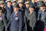 during the Royal British Legion March Past on Remembrance Sunday at the Cenotaph, Whitehall, Westminster, London, 11 November 2018, 11:40.