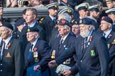 Royal Naval Association  (Group E1, 94 members) during the Royal British Legion March Past on Remembrance Sunday at the Cenotaph, Whitehall, Westminster, London, 11 November 2018, 11:41.