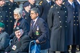 Royal Naval Association  (Group E1, 94 members) during the Royal British Legion March Past on Remembrance Sunday at the Cenotaph, Whitehall, Westminster, London, 11 November 2018, 11:41.