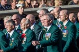 Fleet Air Arm Field Gun Association  (Group E10, 36 members) during the Royal British Legion March Past on Remembrance Sunday at the Cenotaph, Whitehall, Westminster, London, 11 November 2018, 11:42.