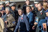 HMS Glorious, Ardent & Acasta Association  (GLARAC) Association (Group E17, 27 members) during the Royal British Legion March Past on Remembrance Sunday at the Cenotaph, Whitehall, Westminster, London, 11 November 2018, 11:43.