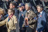 HMS Glorious, Ardent & Acasta Association  (GLARAC) Association (Group E17, 27 members) during the Royal British Legion March Past on Remembrance Sunday at the Cenotaph, Whitehall, Westminster, London, 11 November 2018, 11:43.