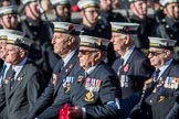 HMS St. Vincent Association  (Group E24, 14 members) during the Royal British Legion March Past on Remembrance Sunday at the Cenotaph, Whitehall, Westminster, London, 11 November 2018, 11:44.