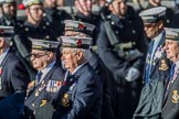 HMS St. Vincent Association  (Group E24, 14 members) during the Royal British Legion March Past on Remembrance Sunday at the Cenotaph, Whitehall, Westminster, London, 11 November 2018, 11:44.