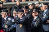 HMS Exeter Association  (Group E28, 25 members) during the Royal British Legion March Past on Remembrance Sunday at the Cenotaph, Whitehall, Westminster, London, 11 November 2018, 11:44.
