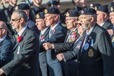 Type 42 Association   (Group E30, 47 members) during the Royal British Legion March Past on Remembrance Sunday at the Cenotaph, Whitehall, Westminster, London, 11 November 2018, 11:45.