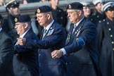 Type 42 Association   (Group E30, 47 members) during the Royal British Legion March Past on Remembrance Sunday at the Cenotaph, Whitehall, Westminster, London, 11 November 2018, 11:45.